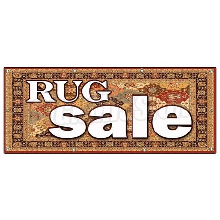Signmission RUG SALE BANNER SIGN persian carpet carpeting B-96 Rug